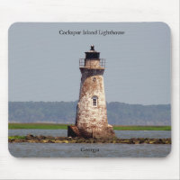 Cockspur Island Lighthouse mousepad