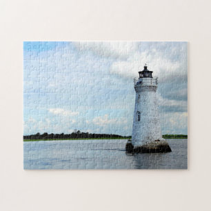 Cockspur Island Lighthouse Tybee Island, Georgia Jigsaw Puzzle