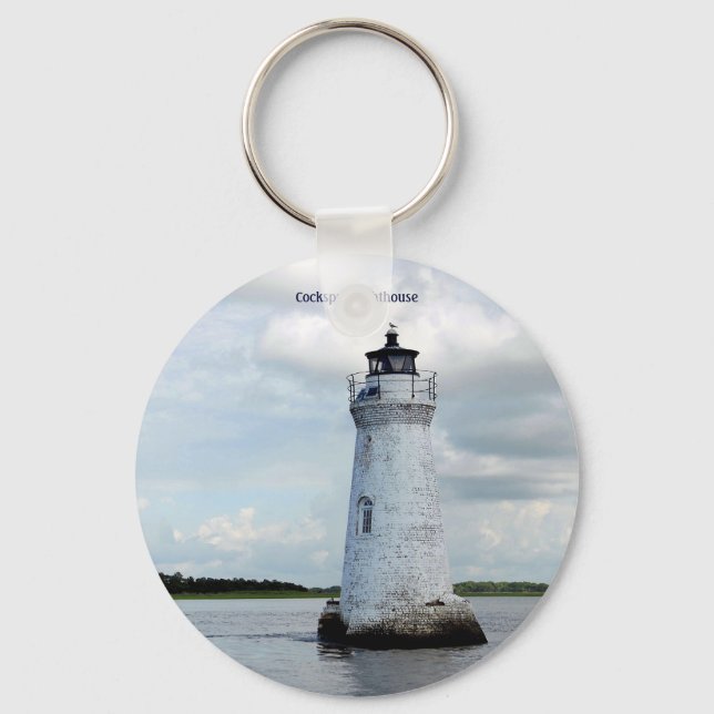 Cockspur Lighthouse Keychain (Front)