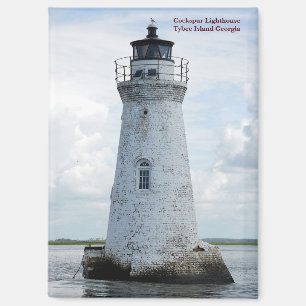 Cockspur Lighthouse Tybee Island, Georgia Magnet