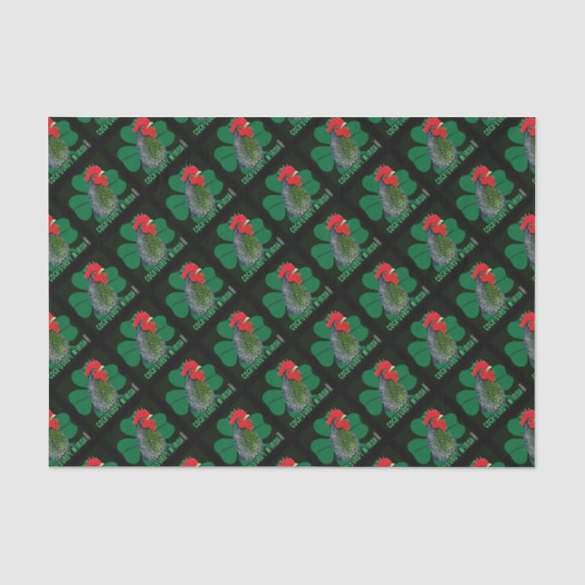 Cocksure I'm Irish! Tissue Paper (Front)