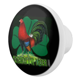 Cocksure I'm Irish Too! Ceramic Knob