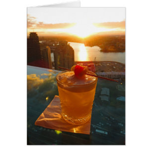 Cocktail at Sunset