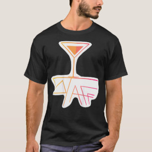 Cocktail Bar Staff for aperitif lounge bar on back T-Shirt
