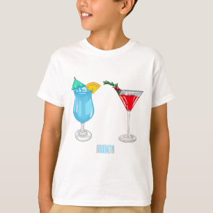 Cocktail cartoon illustration T-Shirt