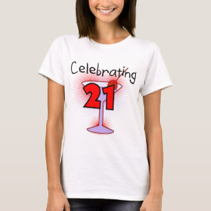 Cocktail célébrant 21 T-shirts et cadeaux