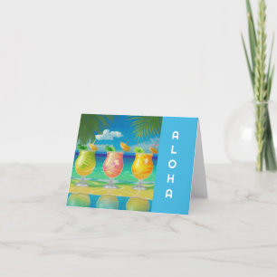 Cocktail Cheer Blue Card