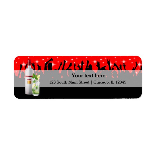 Cocktail * choose background colour (Front)