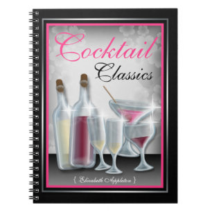 Cocktail Classics - Beverage Recipe Notebook