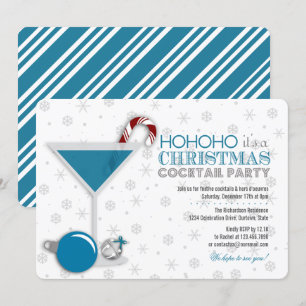 Cocktail de Noël fantastique Invitation