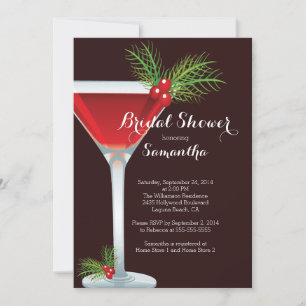 Cocktail de vacances Bridal Shower Invitation