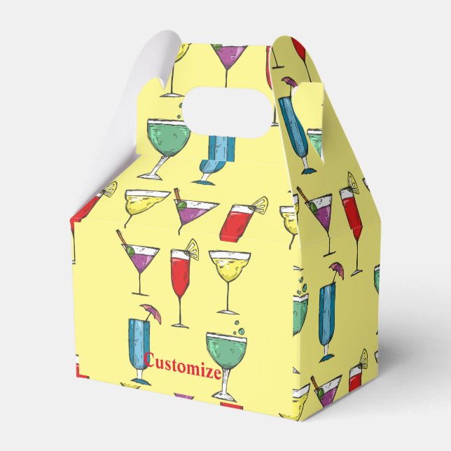 Cocktail Drink Assortment Thunder_Cove Favor Box (Front Side)