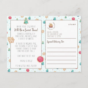 Cocktail fêtes Noël Cookies Budget Invitation