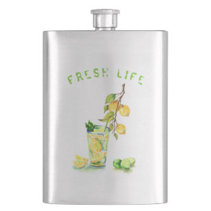 Cocktail Flask Custom Text