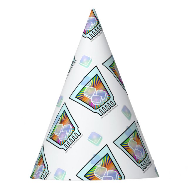 COCKTAIL GLASS PARTY HAT (Front)