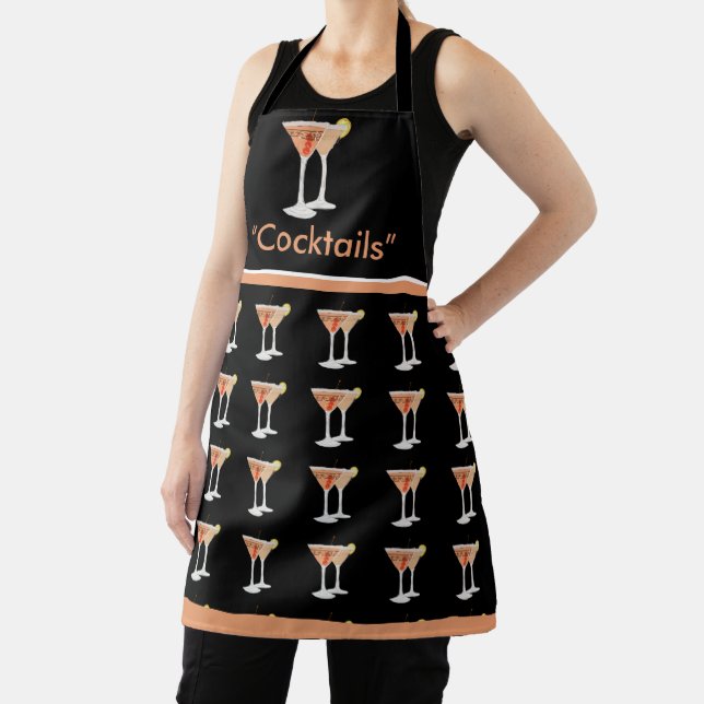 Cocktail Glasses Apron (Insitu)