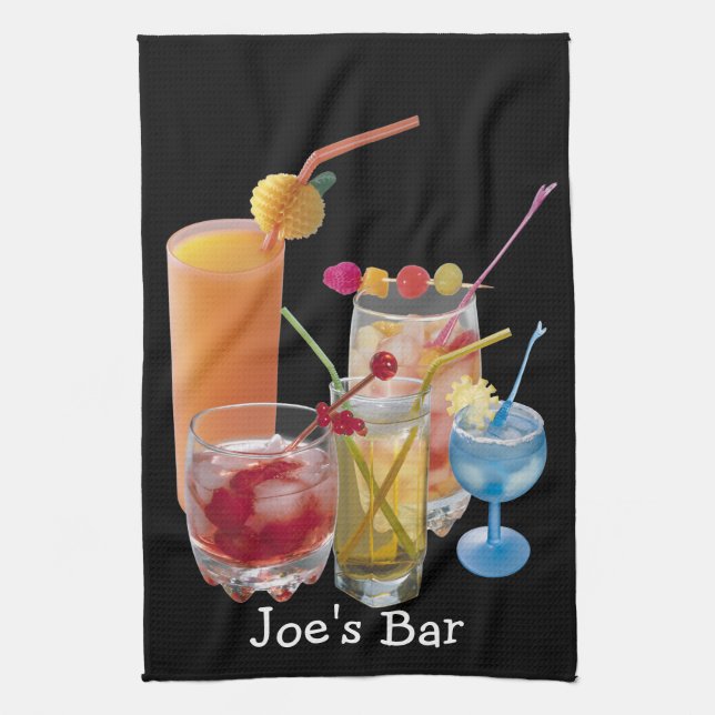 Cocktail Happy Hour Towel (Vertical)