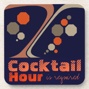 Cocktail Hour is Required Coasters