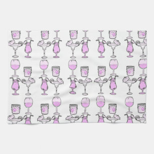 Cocktail Hour Kitchen Towel