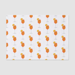 Cocktail Illustration, Aperol Spritz  Tissue Paper