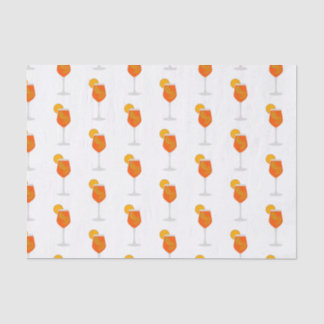 Cocktail Illustration, Aperol Spritz  Tissue Paper