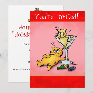 Cocktail Kittens Fête Invitation
