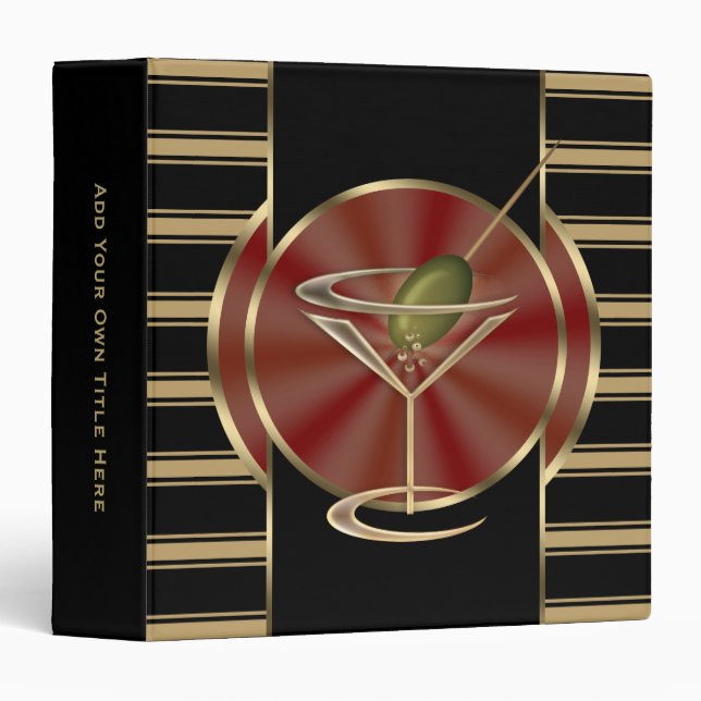 Cocktail Lounge Binder (Front/Spine)