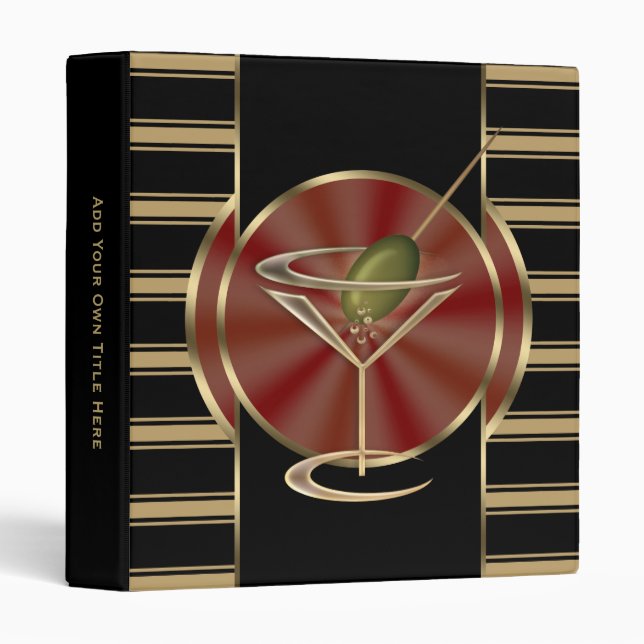 Cocktail Lounge Binder (Front/Spine)