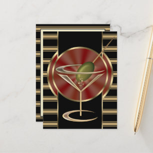 Cocktail Lounge Postcard