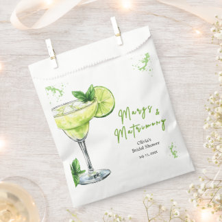 Cocktail Margs and Matrimony Bridal Shower Favour Bag