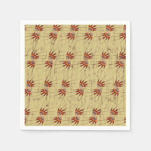 Cocktail napkin with Fabric pattern design 