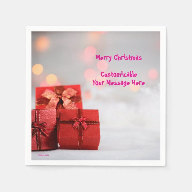 Cocktail Napkins Holidays (Front)