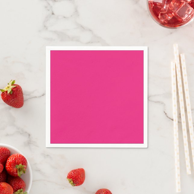 Cocktail Napkins | Pink Party | Custom Set (Insitu)