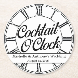 Cocktail O'Clock Coaster
