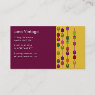 Cocktail Olives Business Card