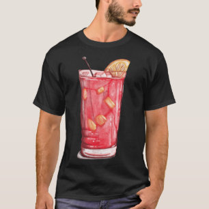 Cocktail Painting Summer Watermelon Festival T-Shirt