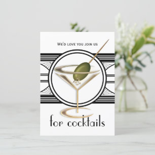 Cocktail party Invitations moyennes