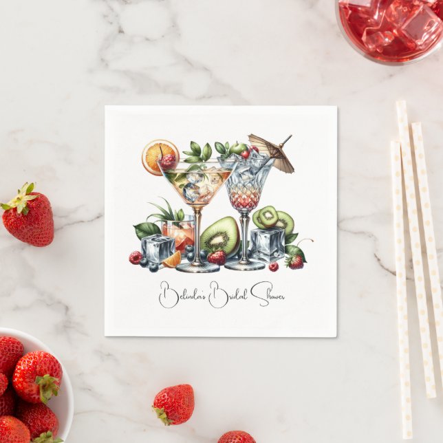 Cocktail Party Personalized Napkin (Insitu)