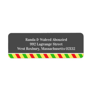 Cocktail Party Return Address Labels