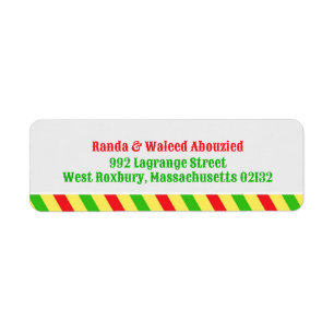 Cocktail Party Return Address Labels