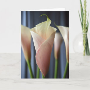 Cocktail Party White Calla Lily Photo Note Cards