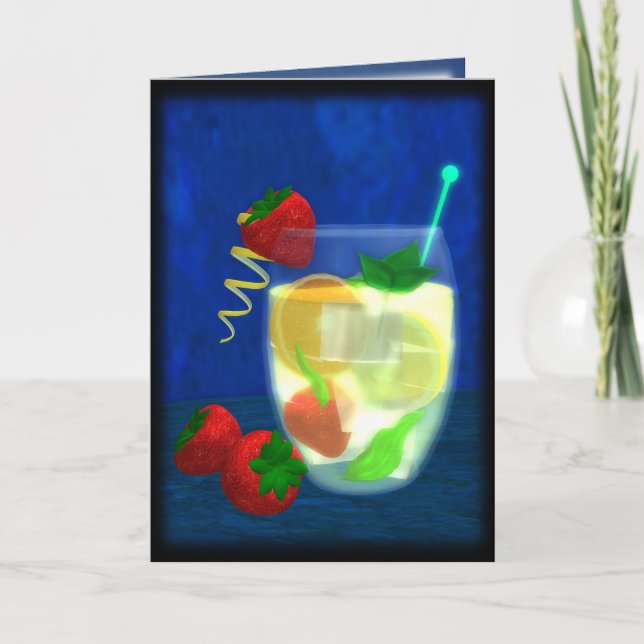 Cocktail: Pimm's No.1 Invitation (Front)