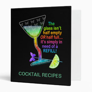 COCKTAIL RECEPE CLASSEURS - VERRE DEMI PLEINE
