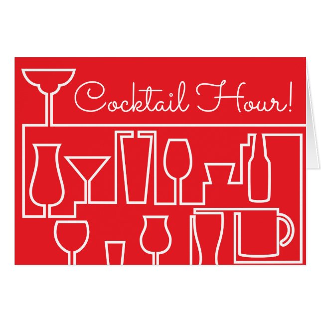 Cocktail rouge (Devant horizontal)