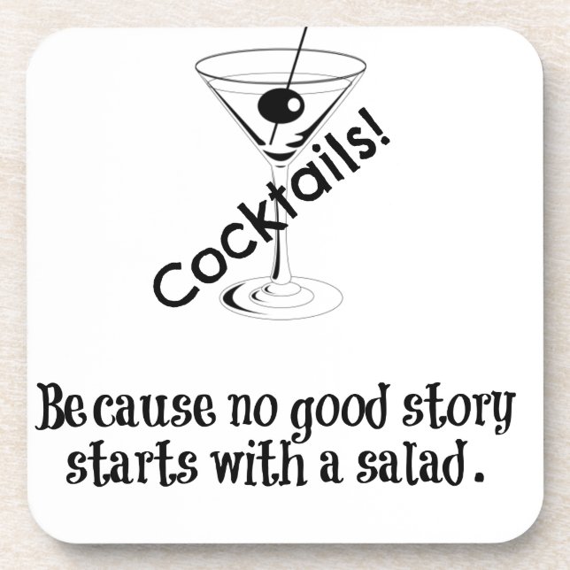 Cocktail Story Coaster (Front)