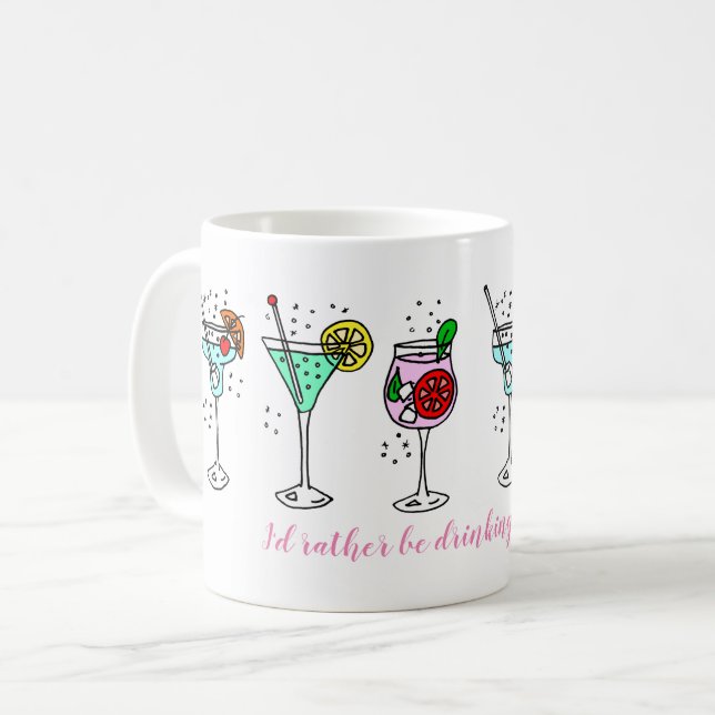 Cocktail Time Coffee Mug (Front Left)