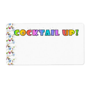COCKTAIL UP! AVERY LABEL