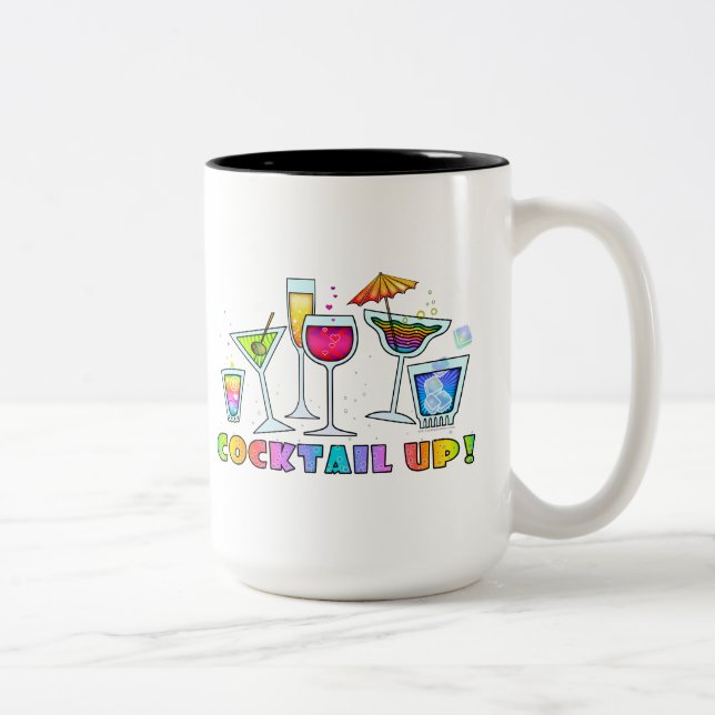 COCKTAIL UP GLASSES MUG - CUP - STEIN - GLASS (Right)