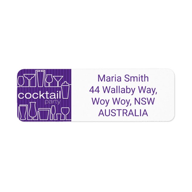 Cocktail violet (Devant)