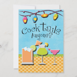 Cocktails and Barbeque Invitations